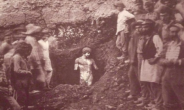 Rediscovery of Antinous, Delphi 1893.