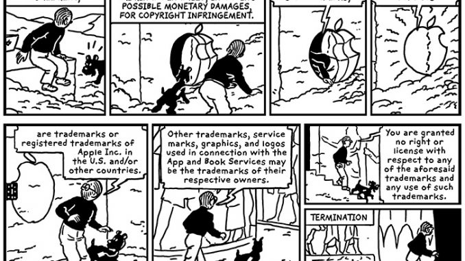 Robert Sikoryak, ITUNES TERMS AND CONDITIONS: The Graphic Novel