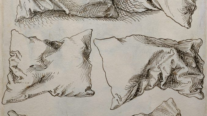 Albrecht Dürer, Six Studies of Pillows (verso)