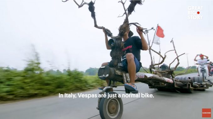 Vespa styling in extrema