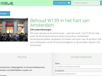 Petitie: Behoud W139 in het hart van Amsterdam